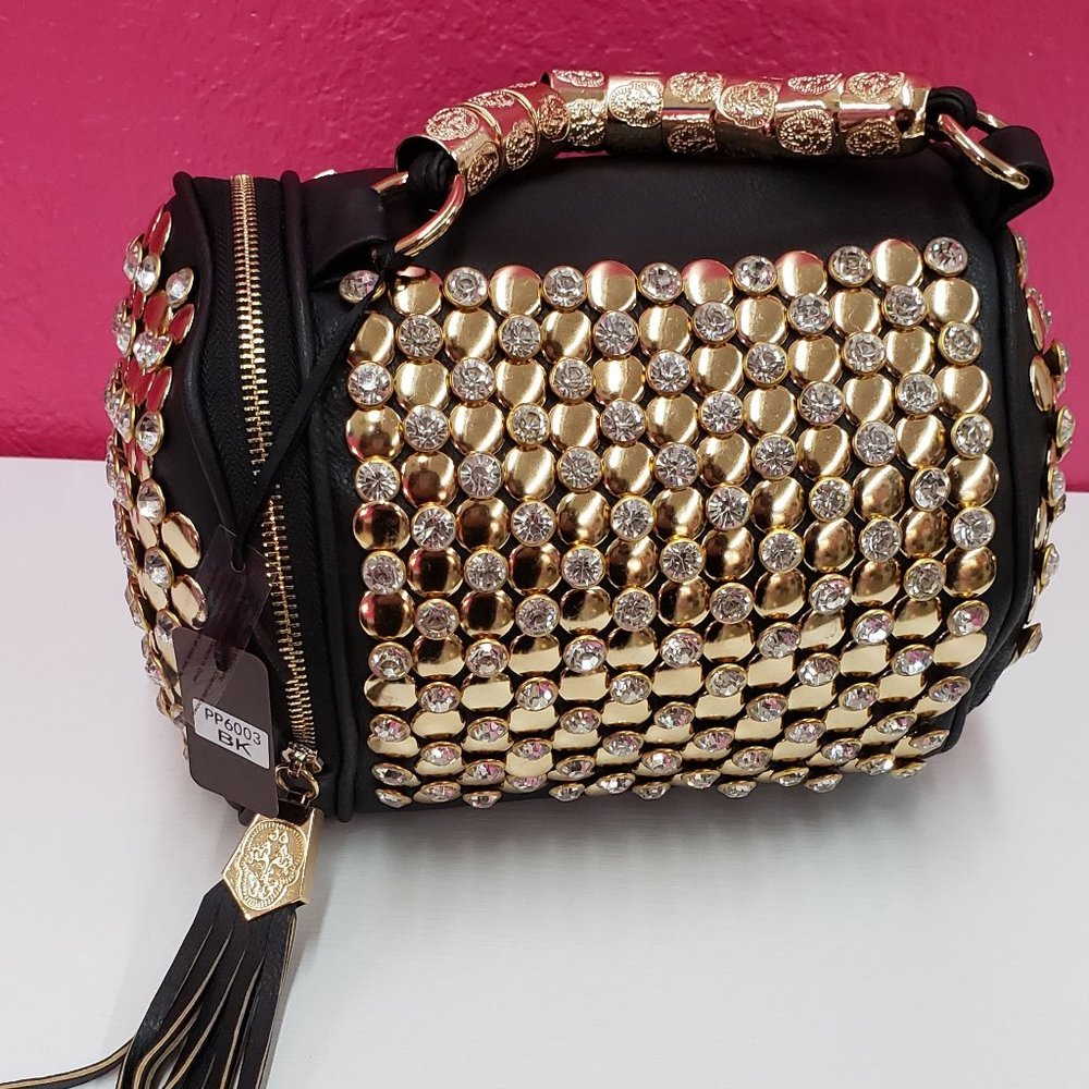 Papilion handbag with lots of bling NWT